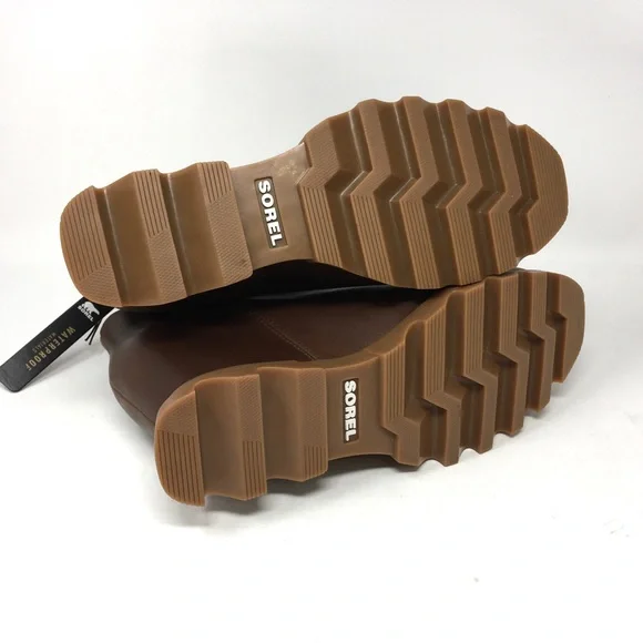 🔴SOLD Sorel Joan Of Arctic Wedge III Zip Boot Waterproof Shoe Hazelnut - Picture 9 of 11